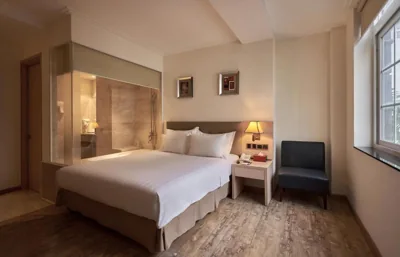 Luxus-Doppelzimmer mit Stadtblick — Sky Gem Hotel Sora